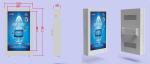 Wall Mount Waterproof Digital Signage Outdoor LCD Display 65 Inch 1500 Nits