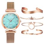 36MM Womens Watch Gift Set CE 22cm Jewelry Stainless Steel Mesh Watch