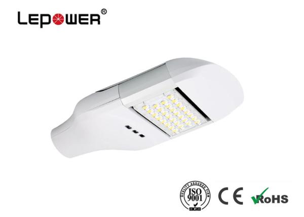 Outdoor 80w / 50 Watt LED Street Light , Dustproof Residential Street Lights