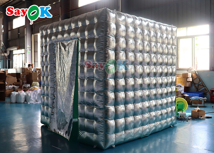 Outdoor Nightclub Inflatable Light Party Cube Tent Photo Booth Advertising Custom