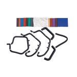 Multi Color FKM Low Temperature FKM Silicone Fuel Resistant Oil Resistant Gasket
