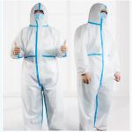 Quick Dry Disposable Protective Suit Medical Isolation Clothing Non Woven Fabric