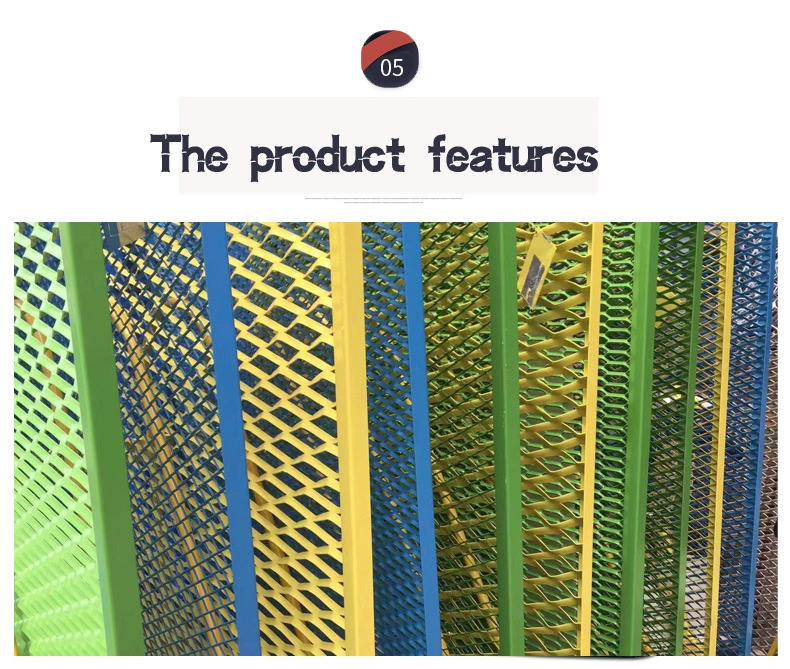 Exterior wall decoration Perforated expanded metal  aluminum mesh