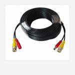 CCTV System Black Jacket BNC DC Camera Surveillance Cable