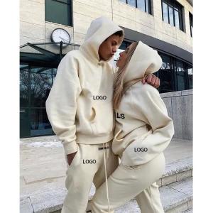 Wholesale Men′s Hoodies OEM Customized Graphic Plus Size Women′s Oversize Blank Hoodies Set from china suppliers