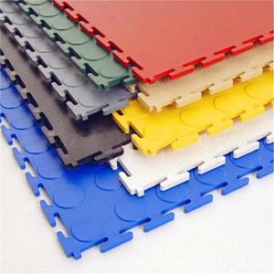 Wholesale Colorful 6.5mm Garage Tiles PVC Interlocking Floor Tiles For Garage from china suppliers