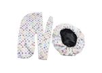 LV Hair Silk Satin Designer OEM Durag And Bonnet Set