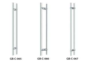 Wholesale Non - Toxic Stainless Steel Pull Handles , High Intensity Long Bar Door Handles from china suppliers