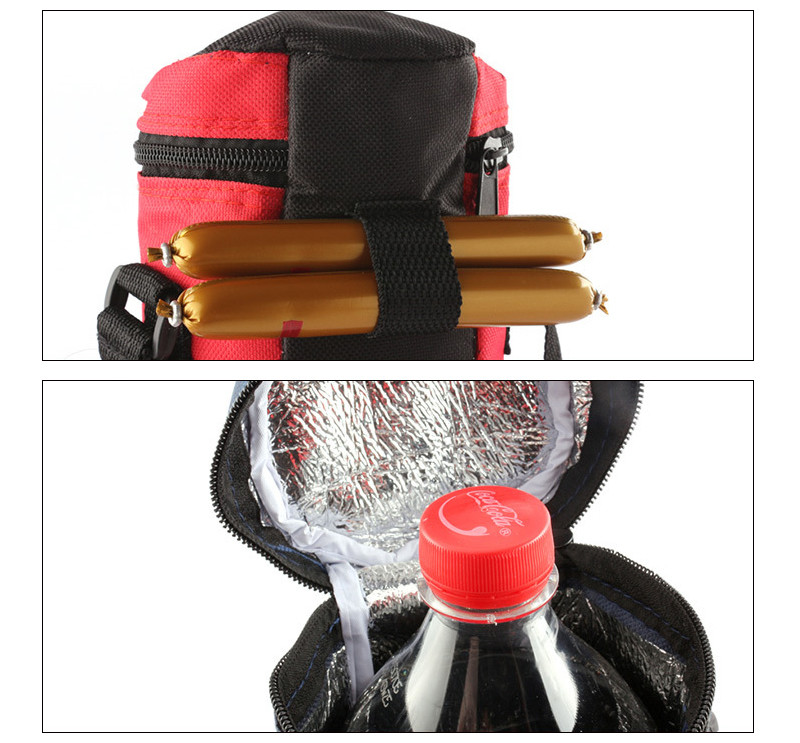 SGS Approval Reusable Polyester L10.5cm Water Bottle Bag