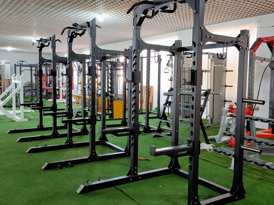 Gym Equipment Fitness Commercial Multifunctional Heavy Duty Squat Power Half Rack