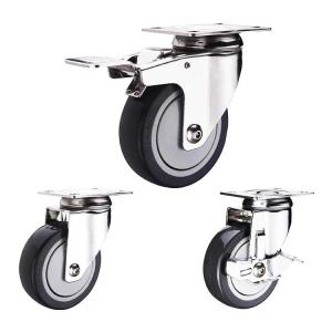 Wholesale 300lbs Capacity 5 Inch Polyurethane Wheels , ISO9001 Industrial Polyurethane Wheels from china suppliers