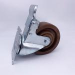 High Temp Bakery Rack Wheels 100mm Lockable 300℃