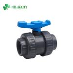 EPDM Rubber PVC Ball PVC Handle BS Standard PVC Valves Single Union Ball Valves