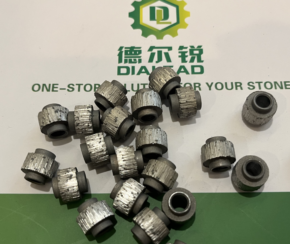 Marble Quarry Cutting Diamond Beads 11.5mm Bead Diameter For Wire Saw Machine
