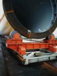 Painting Welding Rotator Steel Roller Motorized Trolley