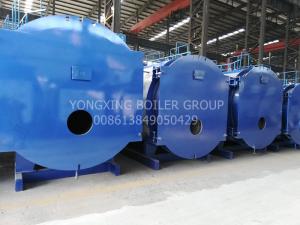 Wholesale Horizontal Oil Fired Hot Water Boiler Oil Powered Boiler 5000000kal/H With Riello Burner from china suppliers