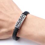 Express Your Individuality with our Stainless Steel Skull Bracelet Corrosion