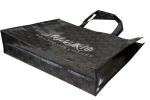 Black Classic shining coated 100% enviromental non woven fabric