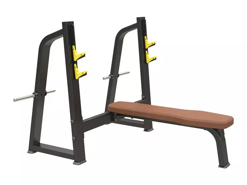 Fitness Equipment Commercial Shoulder Chest Press With Flat Weight Bench