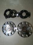 High Performance Trailer Wheel Covers , Stainless Steel Truck Hub Caps Covers