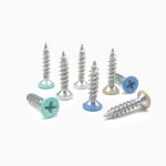 Processing baking paint white stainless steel screw decoration wood screw color