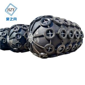 Wholesale 2.5x5.5m Yokohama Pneumatic Fender , Black Boat Bumper Fenders from china suppliers