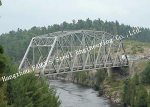 Wholesale Walking Steel Truss Bridge , Pedestrian Prefabricated Steel Bridges Simple Structure from china suppliers