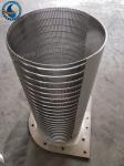 Stainless Steel 316L Rotary Screen Drum Wire Strainer Basket 520 Mm Diameter