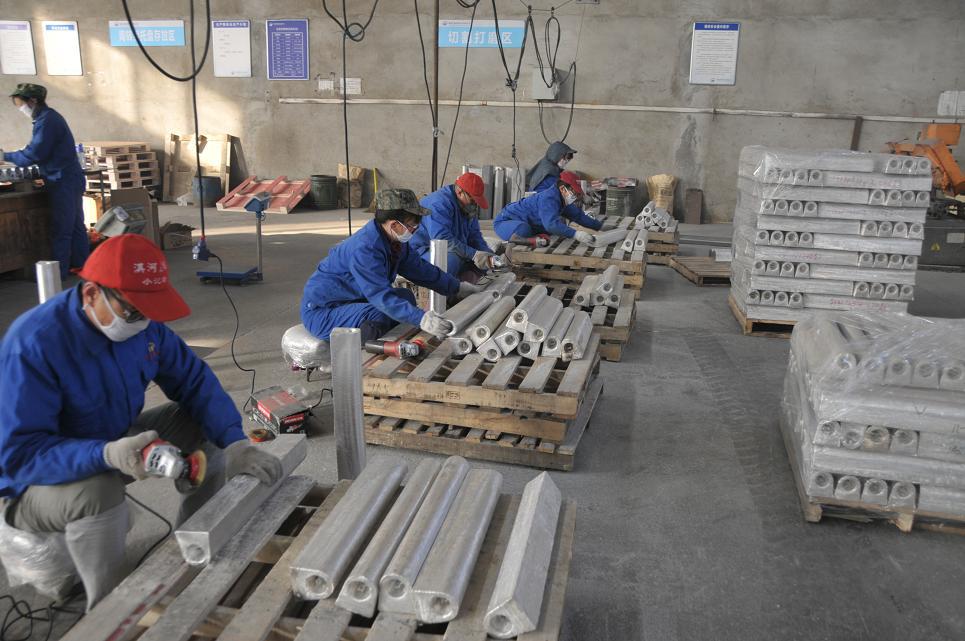 9.5*19mm Magnesium Ribbon Anode mg anode for CP