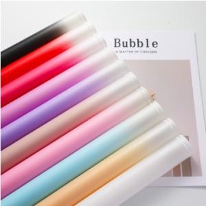 Wholesale Lizhiran Gradient Milan Paper Floral Paper Lollipop Wrapping Paper Matte Paper Flower Shop Flower Wrapping Paper Wholesale from china suppliers