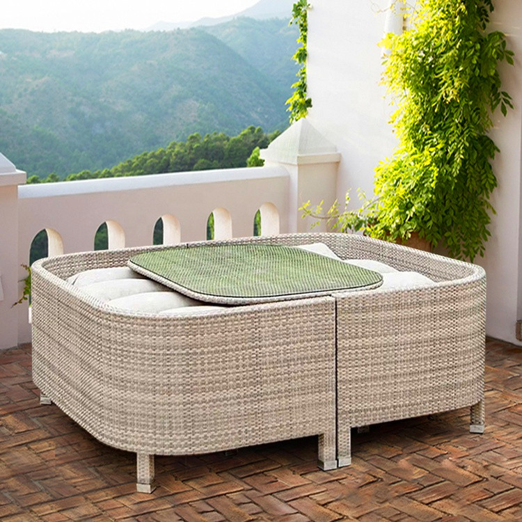 Wholesale Nordic Fashion Chair Indoor Outdoor Hotel Leisure Furniture Rattan Wicker Garden Sofa