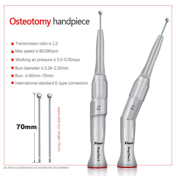 Dental Surgical Angled Handpiece 20 Degree Bone Collecting Sinus Lifting ENT