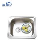 Hot Sale SUS304 Stainless Steel Kitchen Sink Single Bowl Kitchen Sink For House