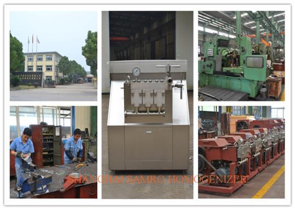 Milk Processing Types SUS304 Stainless Steel Two Stage Homogenizer Industrial