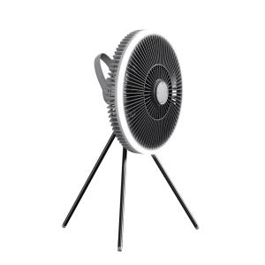 Wholesale ABS Floor Standing Fans Three Tripod 1000mah Rechargeable Electric Fan With Light from china suppliers