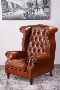 Wholesale classical British style leather leisure sofa chair furniture,#2033 from china suppliers
