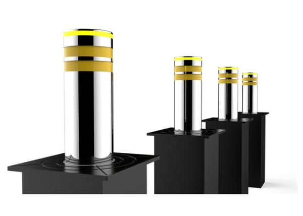 SS304 Stainless Steel Hydraulic Rising Bollards Retractable Traffic Road Safety