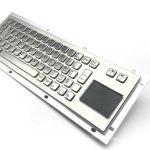 China IP65 / IK07 Industrial Keyboard With TouchPad SUS304 Stainless Steel Customized on sale