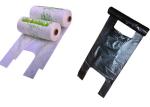 T-shirt Compostable Sacks Biodegradable Singlet Shopping Bags on Rolls