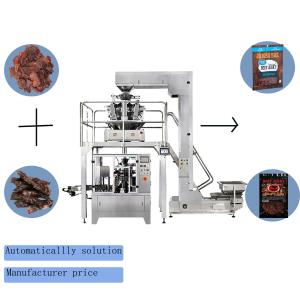 Wholesale Zip Lock Premade Bag Packaging Machine For Beef Jerky Dried Meat from china suppliers