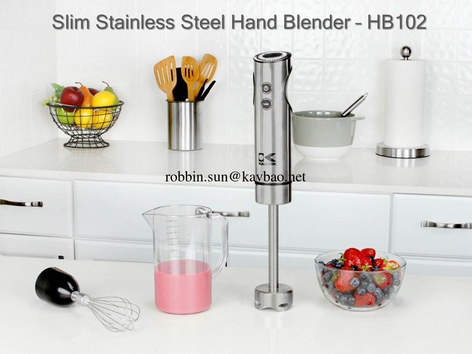 800W Stainless Steel Hand Blender Stick Immersion Blender