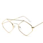 Diamond Women Men Retro Outdoor Metal Frame Sunglasses UV400