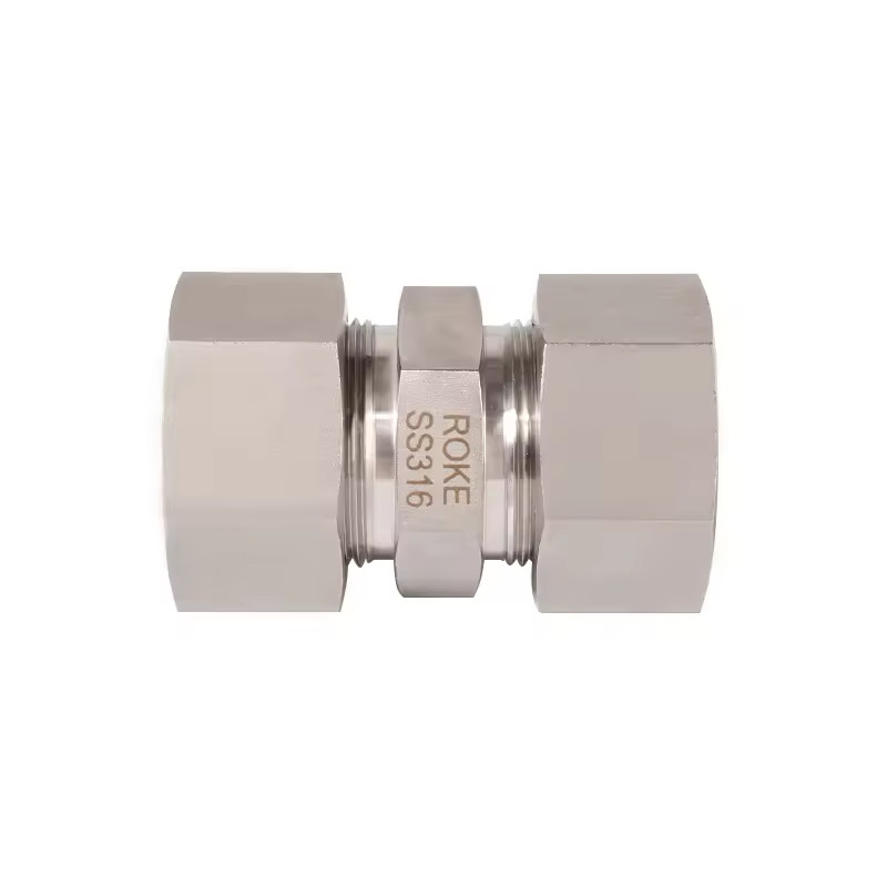 Single Ferrule Compression Fitting Stainless Steel Light 6L-42L Hydraulic Fittings Hydraulic Tube Fitting