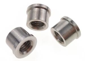 Wholesale High Precision Machined Metal Parts Grey Turned Stainless Steel Insert Nuts M8 X 10 from china suppliers