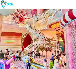 Wholesale Sweet Color Naughty Castle Kids Sports Playground Indoor Play Center Indoor Playground from china suppliers