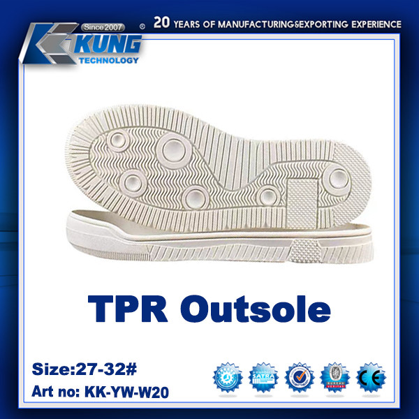 Lightweight TPR EVA Outer Sole Practical Wear Resistant For Men Shoes