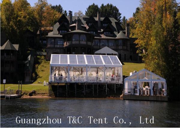 Restaurant Or Garden 20x40 Party Tent , Clear Outdoor Event Tent With Transparen