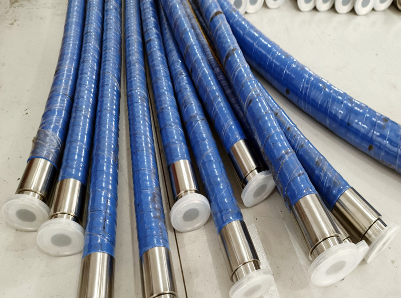 Commercial Food Hose Pipe Food Grade Air Hose Reel Fittings 16bar
