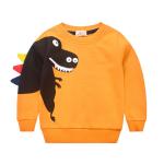 Children'S Sports Shirts Boys' Sweater Cotton Children'S Round Neck Long Sleeves