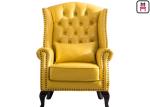 American Style Classical Single Sofa Chair High Back Leather Chair For Bar /